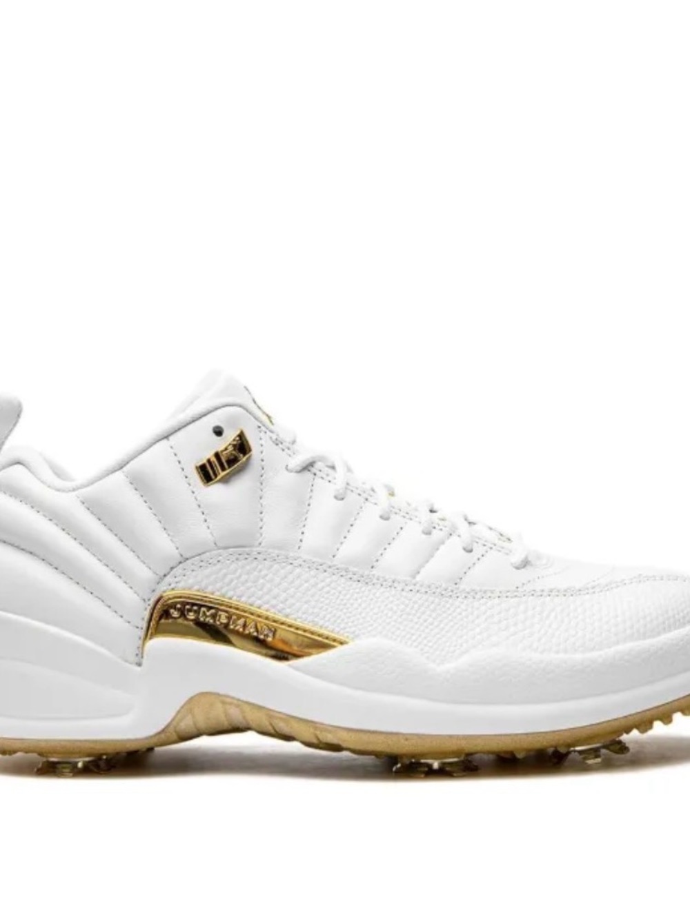 Air Jordan 12 Golf NRG M22 "Masters Pack - White Metallic" Golf sneakers
